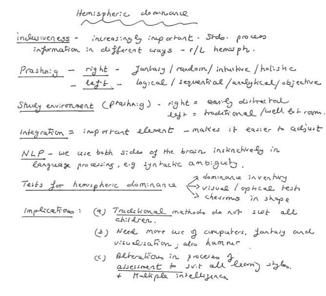 Linear Notes Example